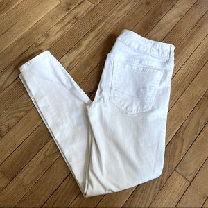 American Eagle jeggings white 6 short